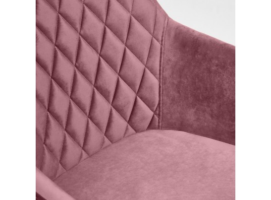 Кресло BREMO (mod. 708/ткань/металл/коралловый/черный) в Каменске-Уральском