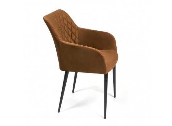 Кресло BREMO (mod. 708/ткань/металл/коричневый/черный) в Каменске-Уральском