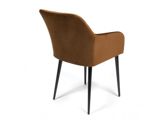 Кресло BREMO (mod. 708/ткань/металл/коричневый/черный) в Каменске-Уральском