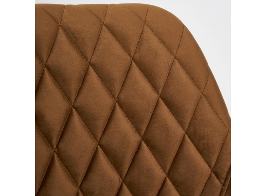 Кресло BREMO (mod. 708/ткань/металл/коричневый/черный) в Каменске-Уральском