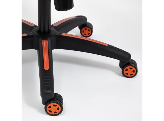 Кресло ARENA (флок/ткань/молочный/оранжевый) в Каменске-Уральском