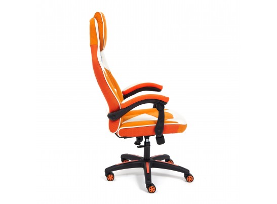 Кресло ARENA (флок/ткань/молочный/оранжевый) в Каменске-Уральском