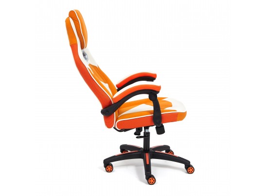 Кресло ARENA (флок/ткань/молочный/оранжевый) в Каменске-Уральском