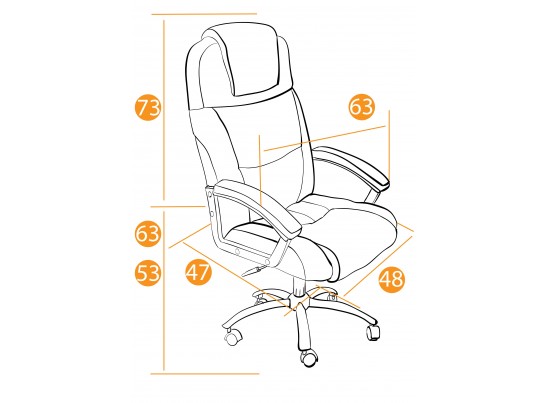 Кресло BERGAMO хром (флок/серый) в Каменске-Уральском