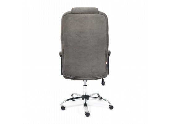 Кресло BERGAMO хром (флок/серый) в Каменске-Уральском