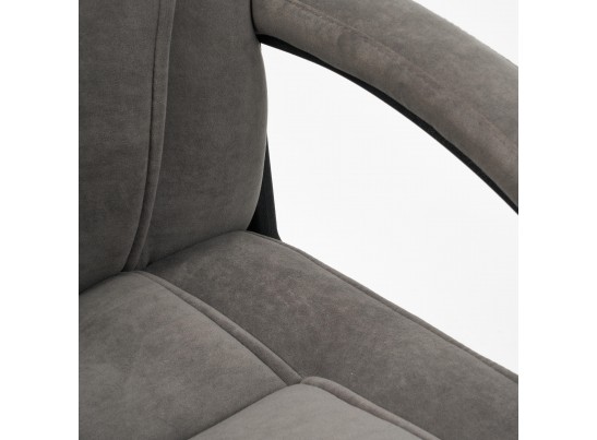 Кресло BERGAMO (флок серый) в Каменске-Уральском