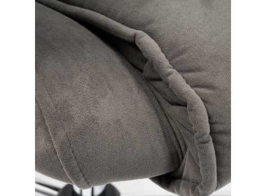 Кресло BERGAMO (флок серый) в Каменске-Уральском