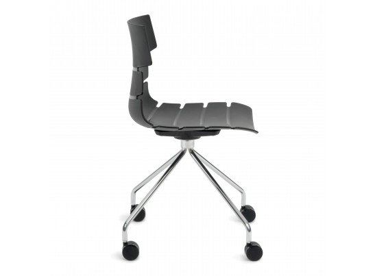 Стул офисный HANSEN (mod. 606-1) черный/хром