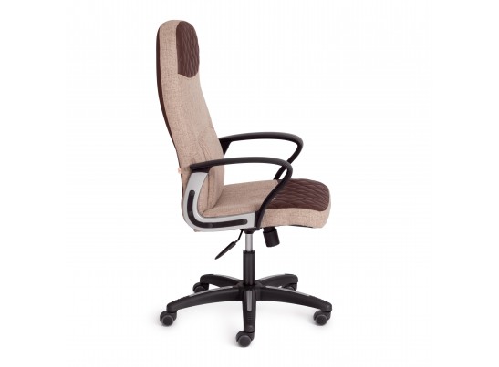 Кресло ADVANCE (ткань/кожзам/светло-коричневый/коричневый) в Каменске-Уральском