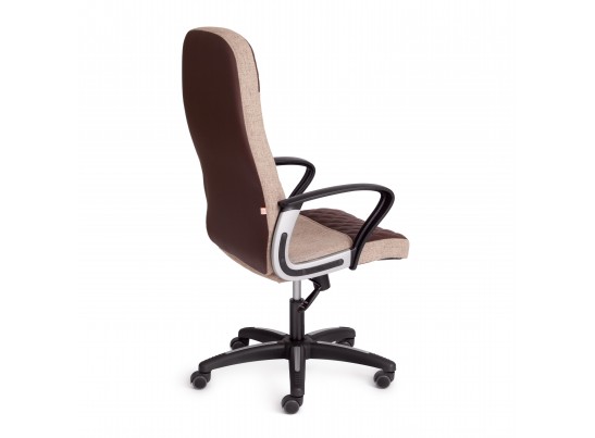 Кресло ADVANCE (ткань/кожзам/светло-коричневый/коричневый) в Каменске-Уральском