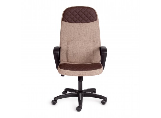 Кресло ADVANCE (ткань/кожзам/светло-коричневый/коричневый) в Каменске-Уральском