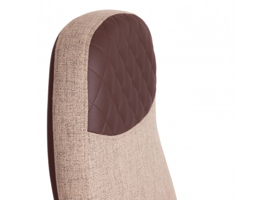 Кресло ADVANCE (ткань/кожзам/светло-коричневый/коричневый) в Каменске-Уральском