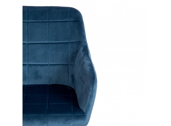 Кресло BEATA (mod. 8266/металл/ткань/синий/черный) в Каменске-Уральском