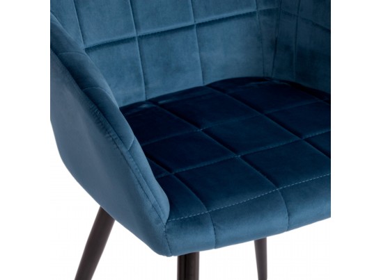 Кресло BEATA (mod. 8266/металл/ткань/синий/черный) в Каменске-Уральском