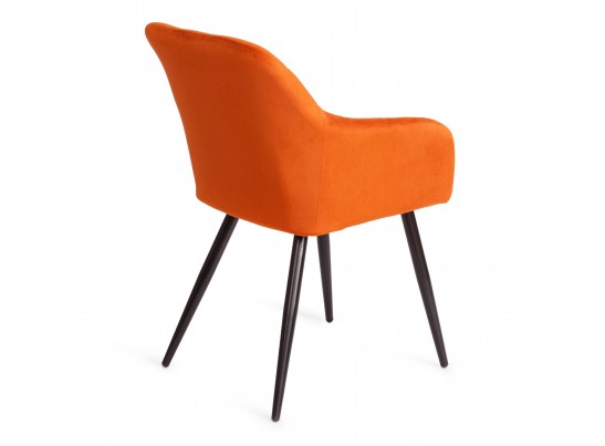 Кресло BEATA (mod. 8266/металл/ткань/рыжий/черный) в Каменске-Уральском