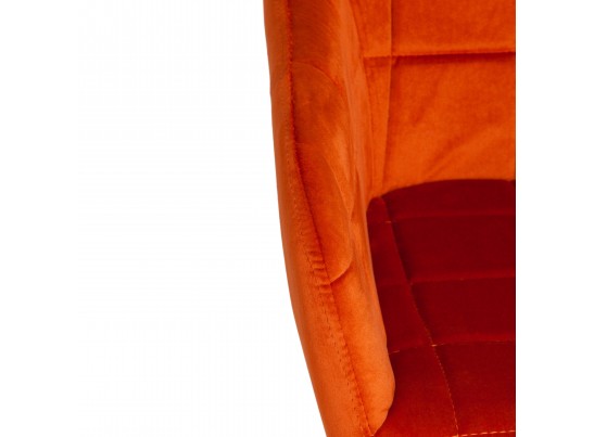 Кресло BEATA (mod. 8266/металл/ткань/рыжий/черный) в Каменске-Уральском