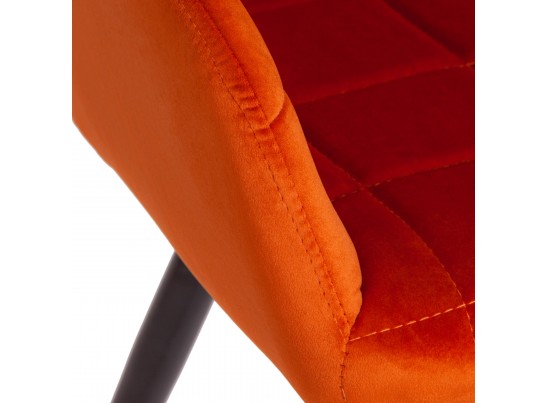 Кресло BEATA (mod. 8266/металл/ткань/рыжий/черный) в Каменске-Уральском