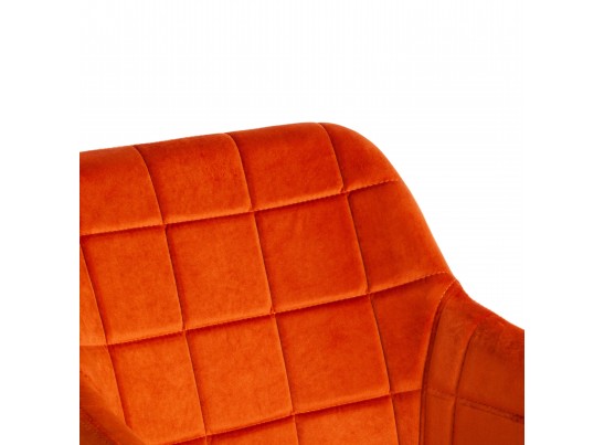 Кресло BEATA (mod. 8266/металл/ткань/рыжий/черный) в Каменске-Уральском