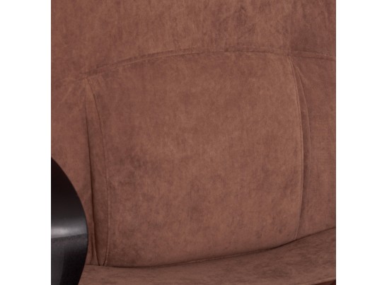 Кресло ADVANCE (флок/кожзам/коричневый) в Каменске-Уральском