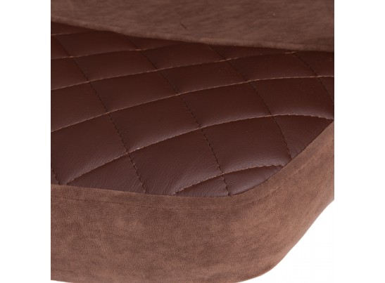 Кресло ADVANCE (флок/кожзам/коричневый) в Каменске-Уральском