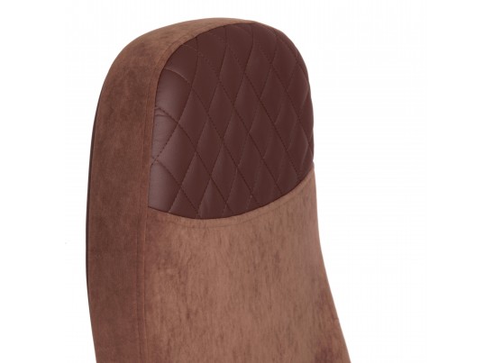 Кресло ADVANCE (флок/кожзам/коричневый) в Каменске-Уральском