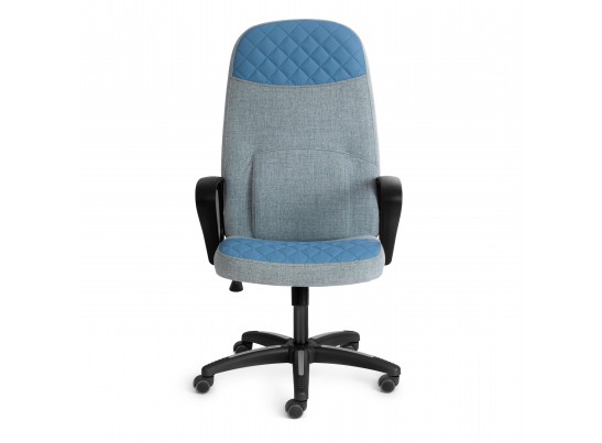 Кресло ADVANCE (ткань/кожзам/голубой) в Каменске-Уральском