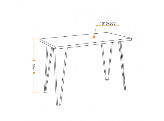 Cтол WD-06 (burnt/51*105*10) в Каменске-Уральском