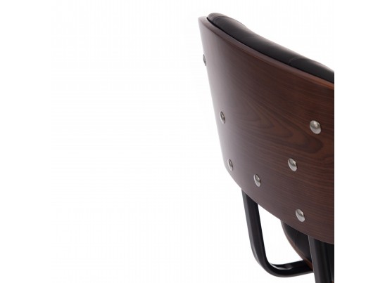 Барный стул DRAKAR (mod.4050/черный/орех) в Каменске-Уральском