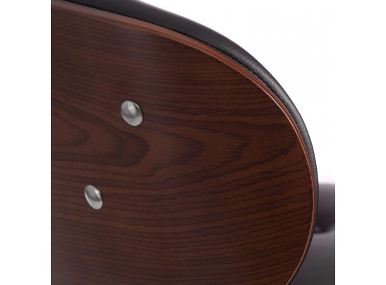 Барный стул DRAKAR (mod.4050/черный/орех) в Каменске-Уральском