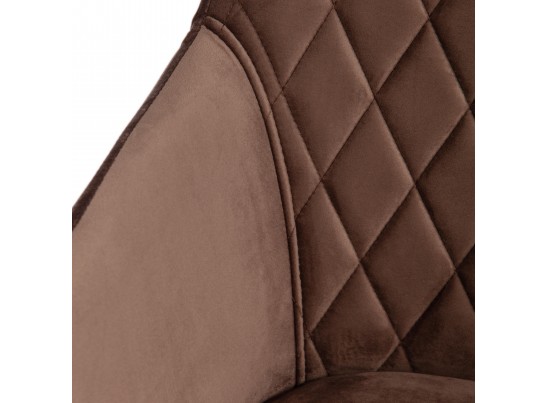 Кресло BREMO (mod. 708/ткань/металл/коричневый) в Каменске-Уральском