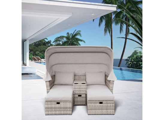 Комплект плетеной мебели AFM-330G Grey в Каменске-Уральском