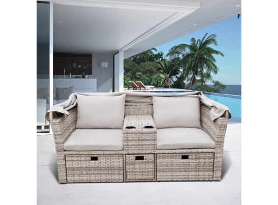 Комплект плетеной мебели AFM-330G Grey в Каменске-Уральском