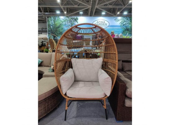 Кресло-кокон на ножках AFM-815B Beige в Каменске-Уральском