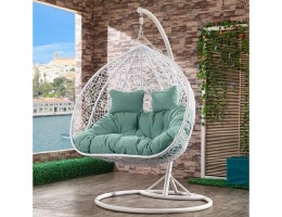 Подвесное кресло AFM-109A White/Green