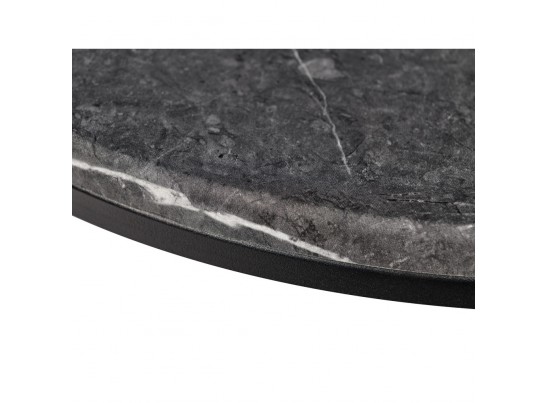 Набор кофейных столиков Tango серый мрамор с чёрными ножками, 2шт в Каменске-Уральском