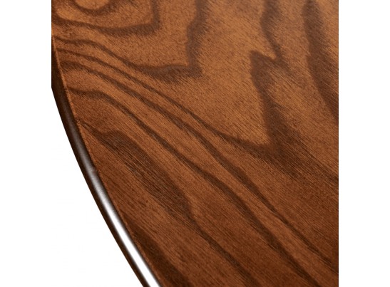 Стол Liverpool диам.110см, шпон орех "солнышко" с золотистыми ножками в Каменске-Уральском