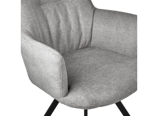 Стул Grant серый шенил на поворотном механизме в Каменске-Уральском