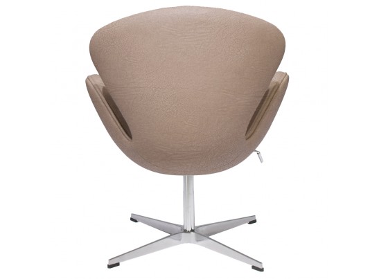 Кресло SWAN STYLE CHAIR латте, экокожа в Каменске-Уральском