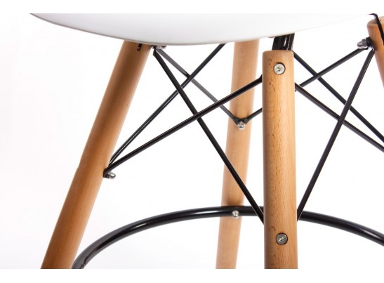 Стул барный Eames белый в Каменске-Уральском