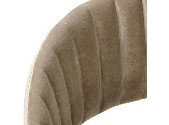 Комплект из 2-х стульев полубарных Turin латте с золотыми ножками в Каменске-Уральском