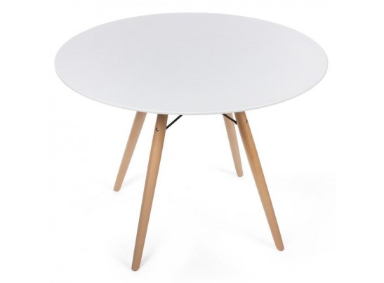 Стол Eames диам. 90см, белый в Каменске-Уральском