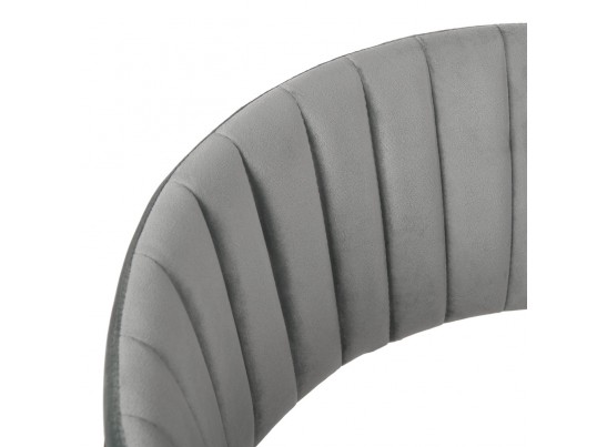 Комплект из 2-х стульев полубарных Turin серый с золотыми ножками в Каменске-Уральском