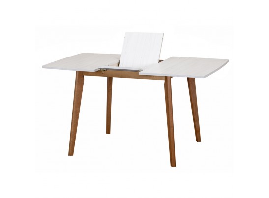 Стол Oslo раскладной 100-130x80x76см, Сосна Рандерс, орех миланский в Каменске-Уральском