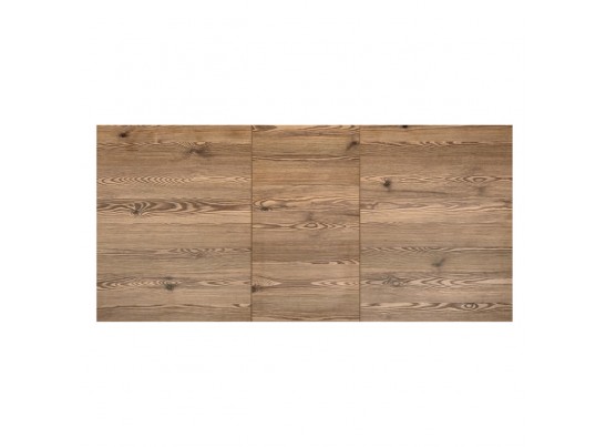 Стол Dublin раскладной 110-140х70х77 лиственница горная с чёрными ножками в Каменске-Уральском