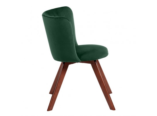 Стул Bella зеленый, темный орех в Каменске-Уральском