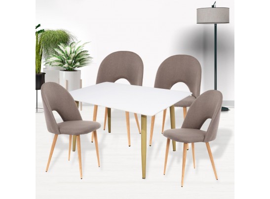 Стол Snow белый 120 х 80 см в Каменске-Уральском