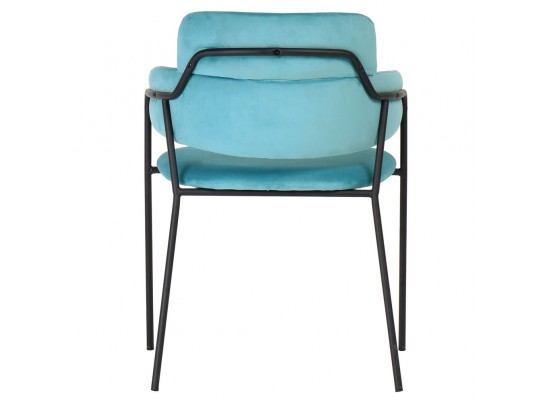 Стул Napoli светло-бирюзовый с чёрными ножками в Каменске-Уральском