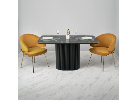 Стол Festa 140x85x77см, керамогранит Wacom мрамор в Каменске-Уральском