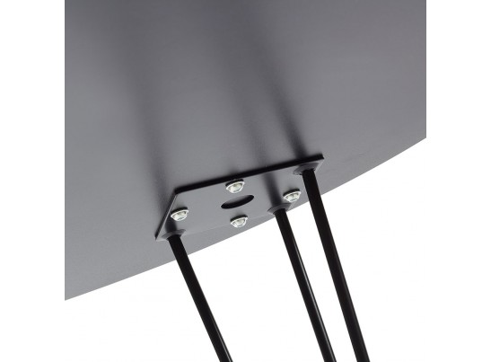 Стол Solution белый с чёрным, 100см в Каменске-Уральском