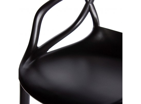 Стул полубарный Masters чёрный в Каменске-Уральском